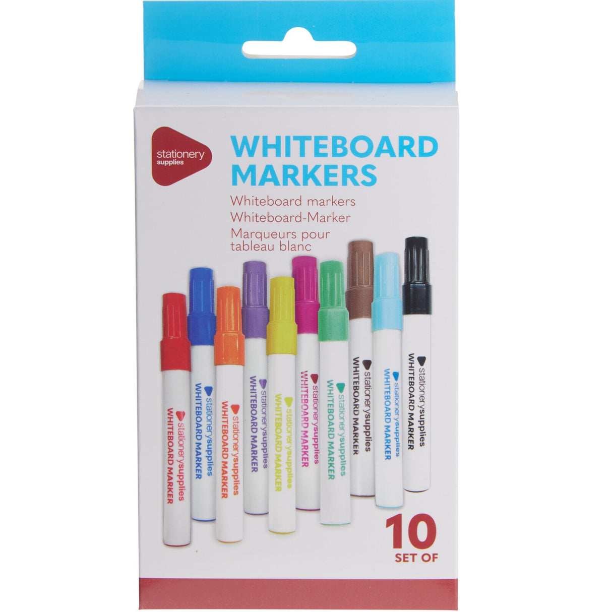 Whiteboard-tusjer 10pk | Ulike farger