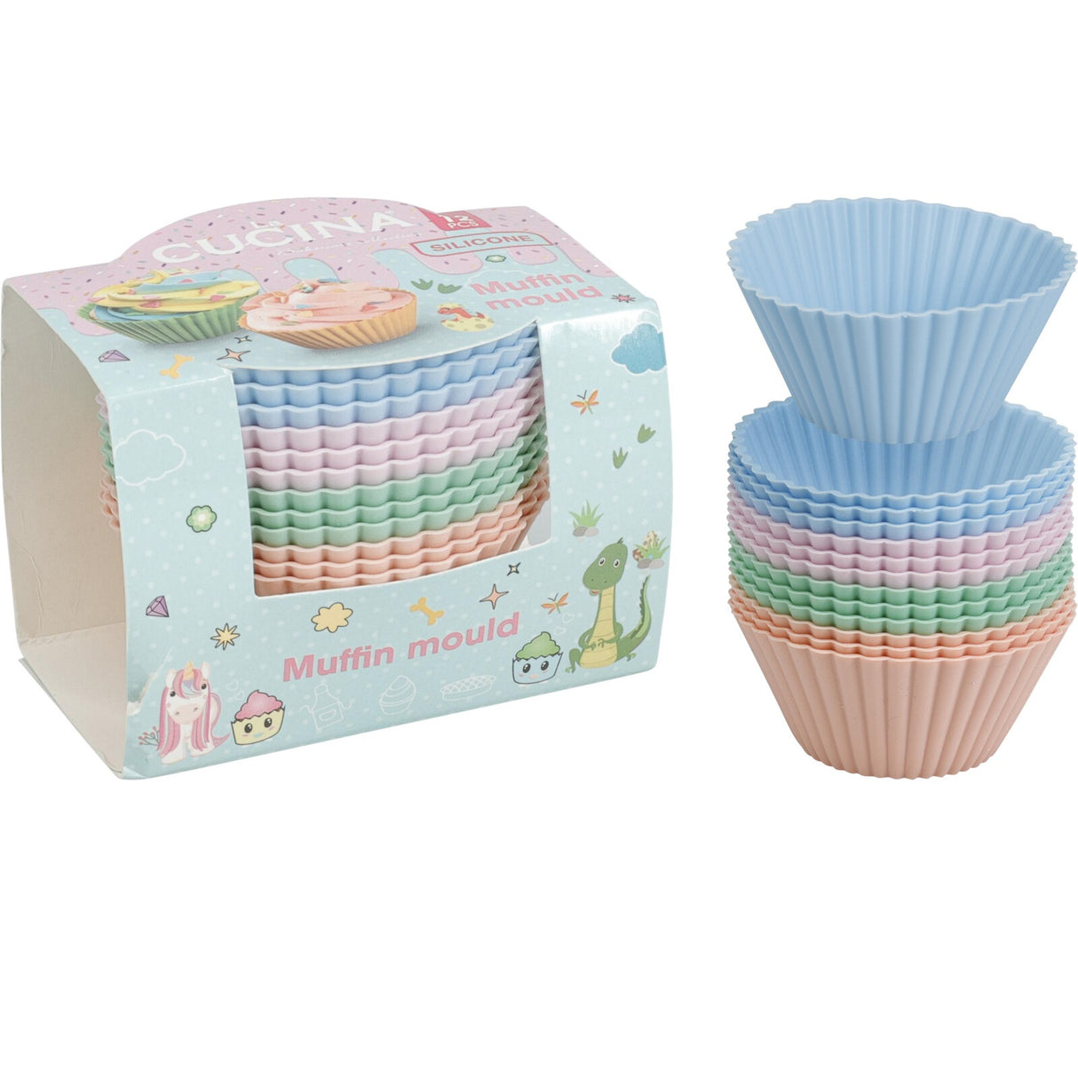 Muffinsformer Silikon 12pk | La Cucina