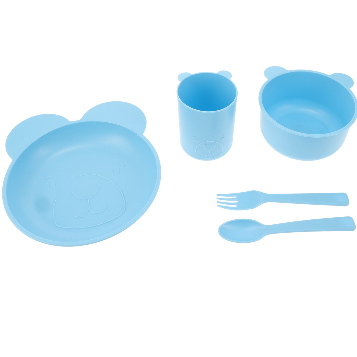 Spisesett barn 5 deler | Flere Farger | Kids Collection