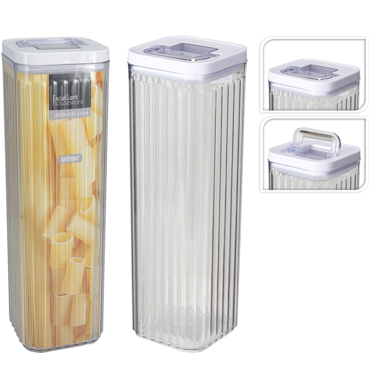 Lufttett Oppbevaringsboks 2000ml | Excellent Houseware