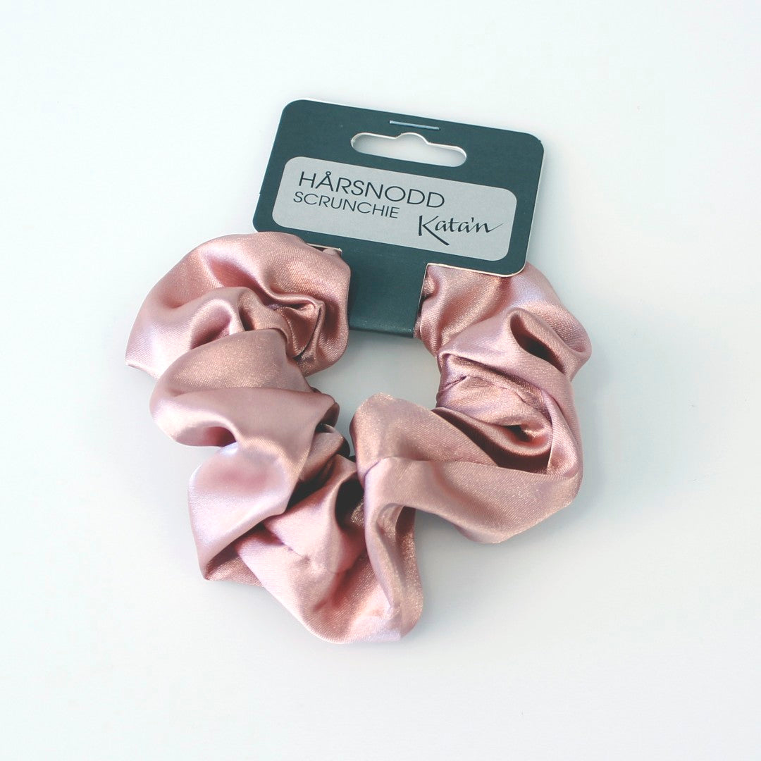 Stor Hårstrikk Scrunchie Metallic | Flere farger