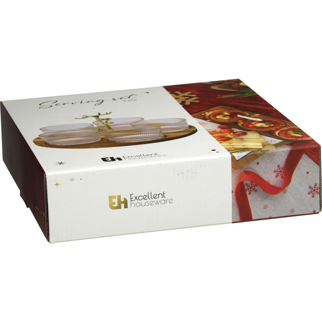 Serveringssett 6 deler Glass | Excellent Houseware