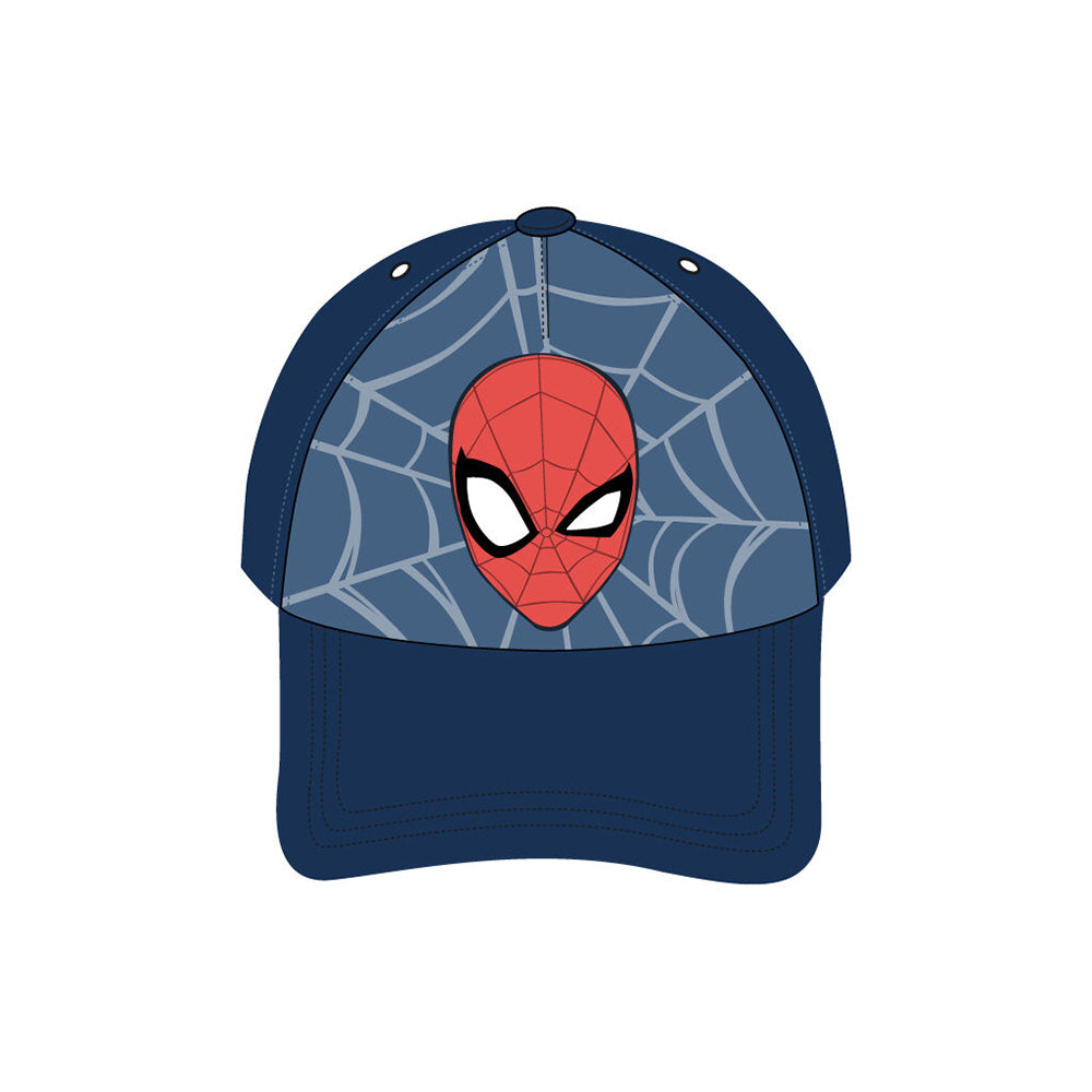 Spider-Man Caps Barn | Marineblå og Justerbar