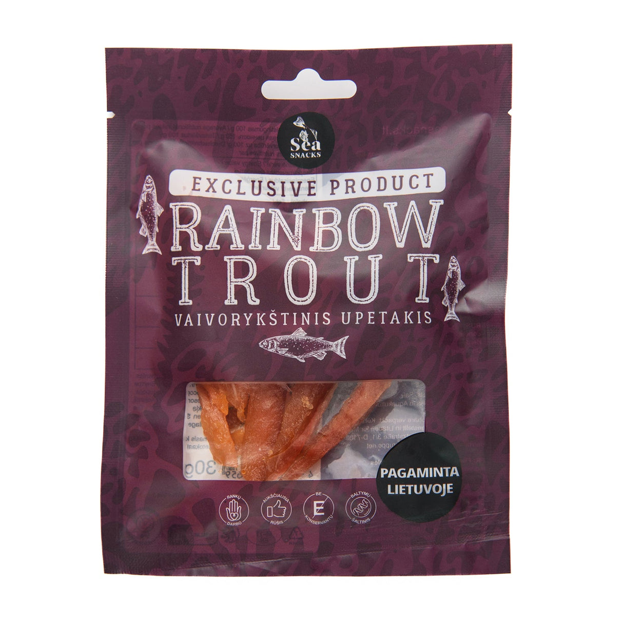 Sea Snacks Tørrfisk Tørket Regnbueørret 30g
