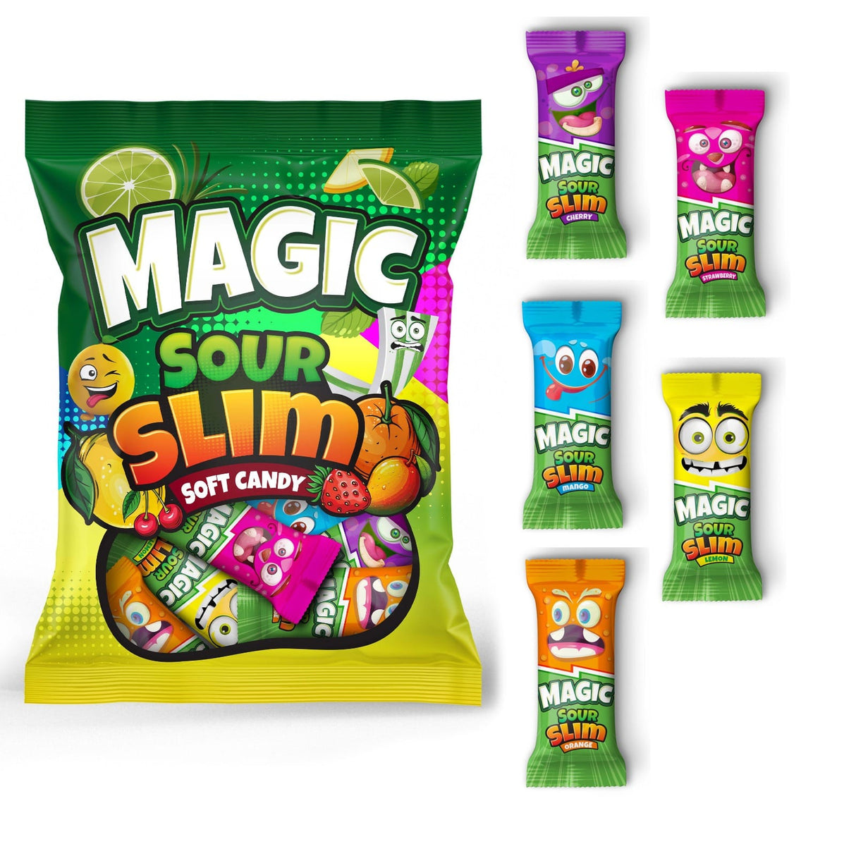Magic Sour Slim Soft 800g