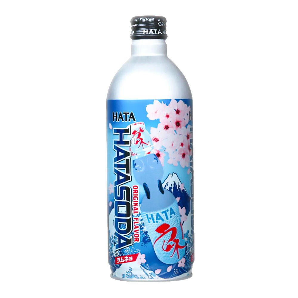 Hata Ramune Metall Flaske 500ml | Datodeal | Flere Smaker Japansk drikke