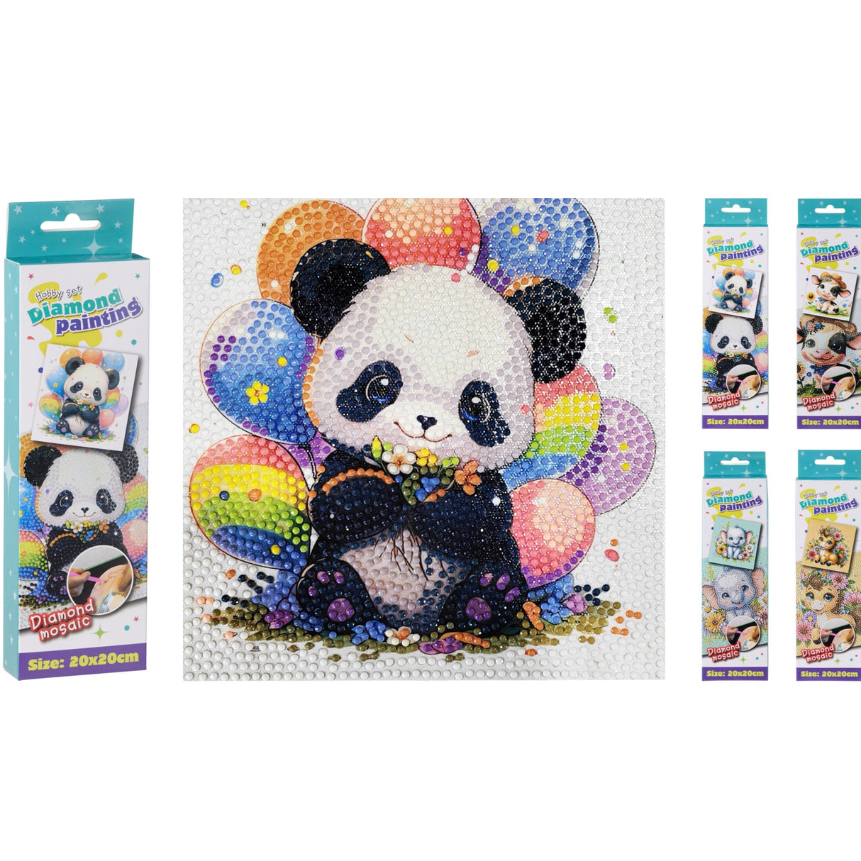 Diamond Painting For Barn 20x20cm | 4 varianter