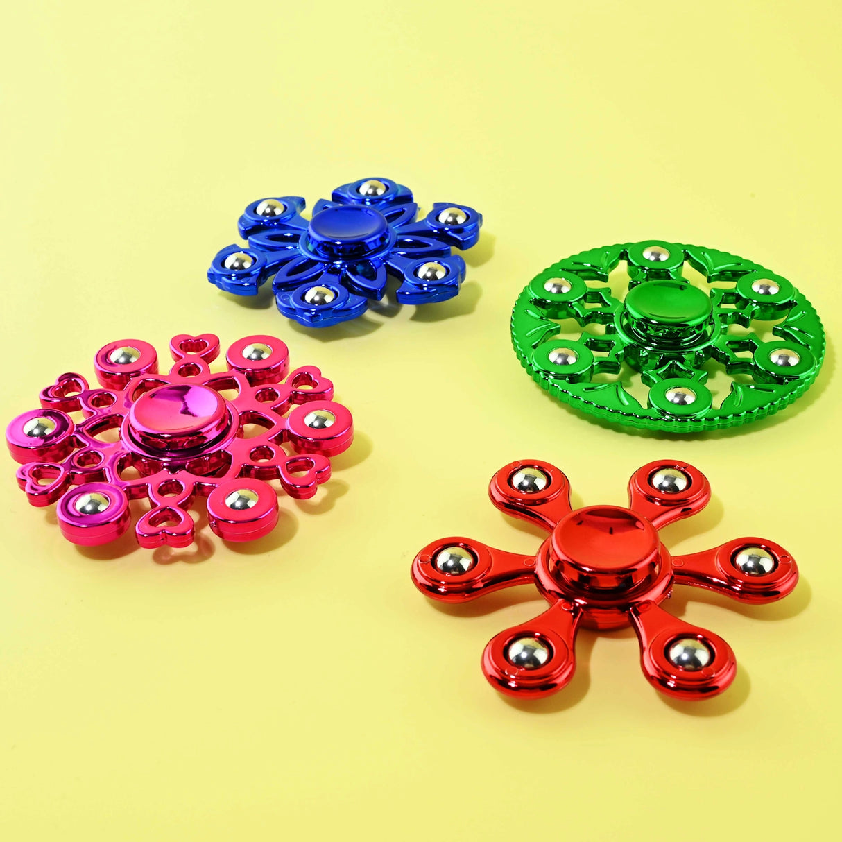 Fidget Spinner Metall | 4 Farger