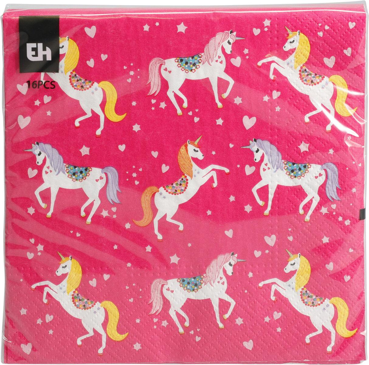 Servietter Enhjørning 16pk 3-lags | 33x33cm