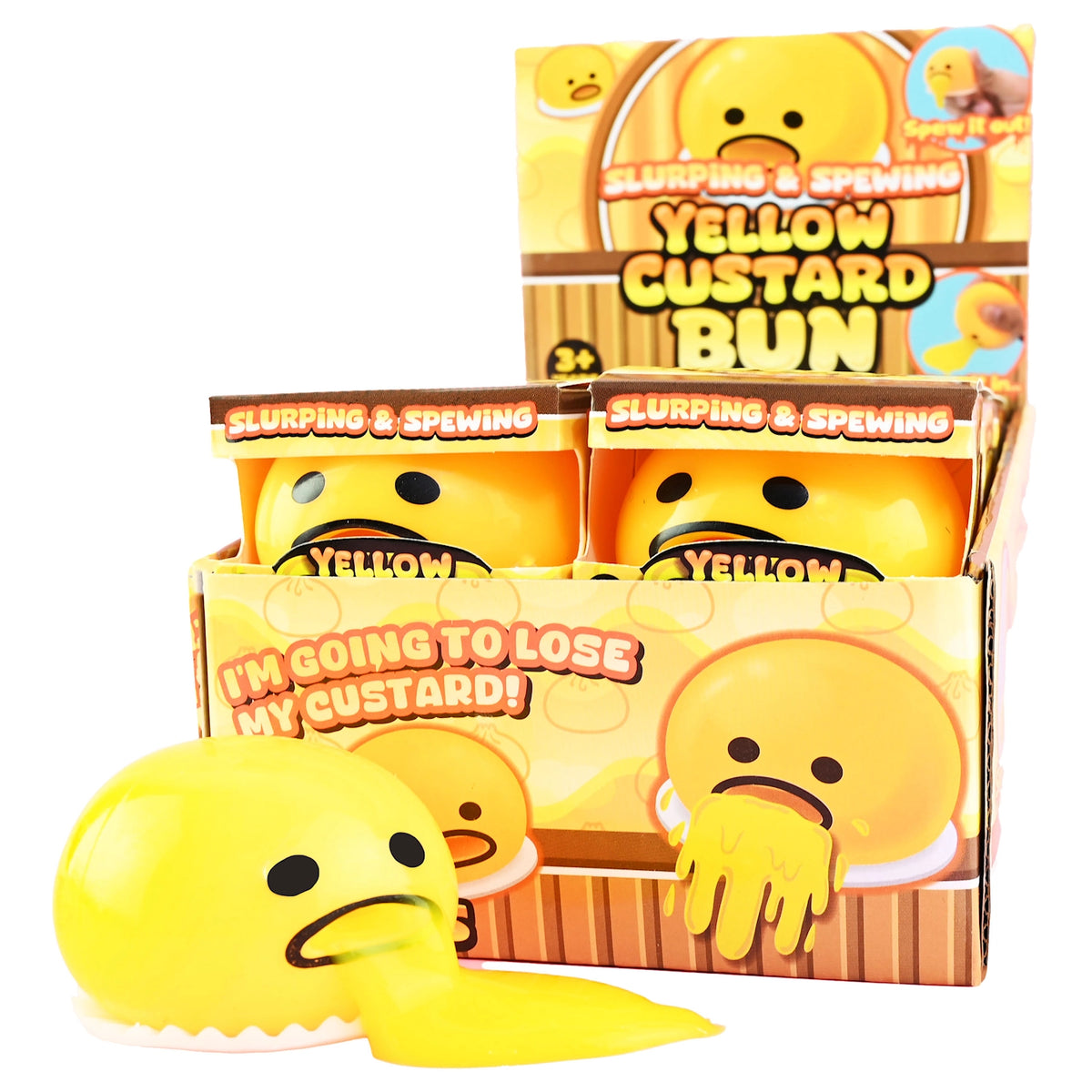 Slime Squeeze Ball 5,5cm | Klemmeleke med Slim