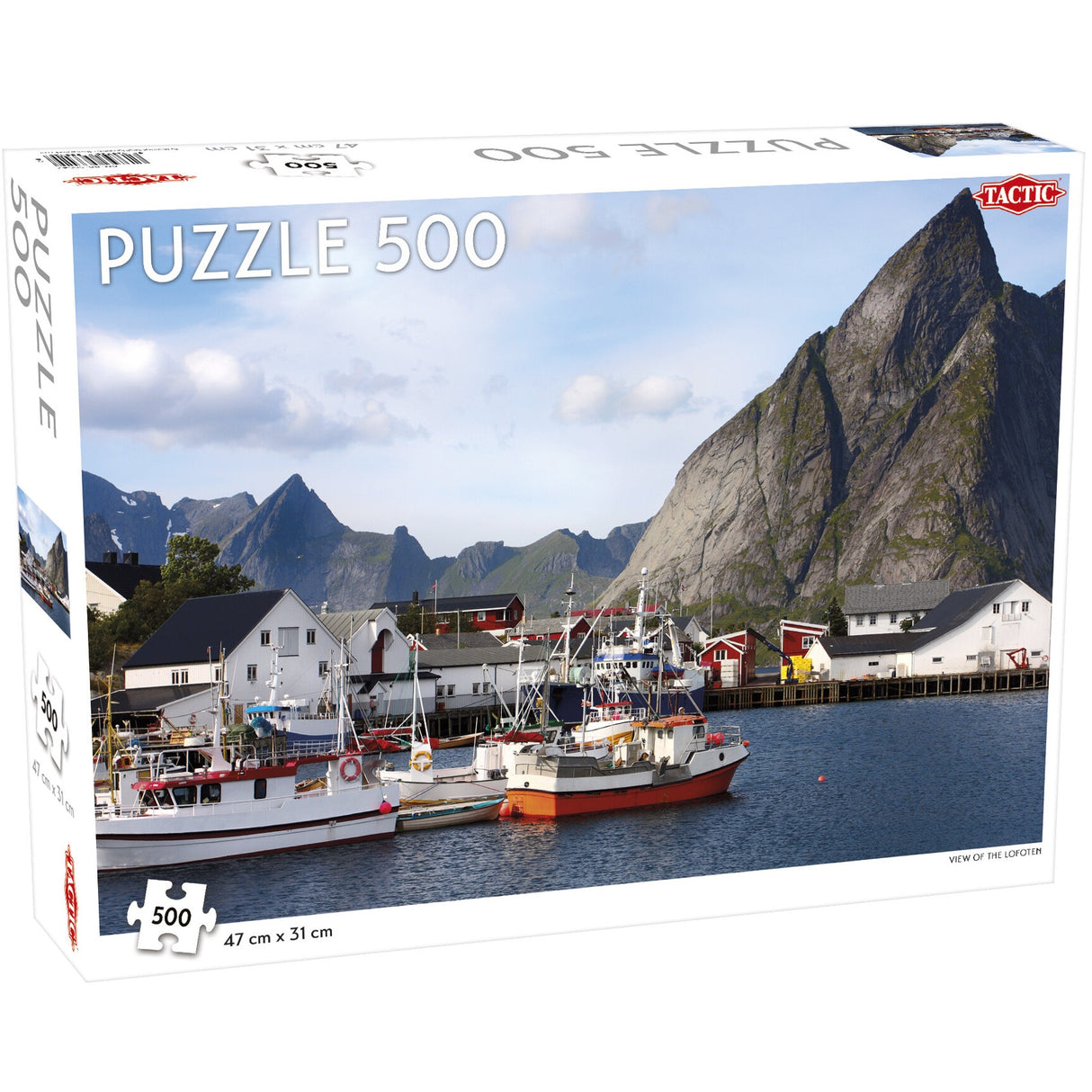 Lofoten Puslespill 500 Brikker 47×31cm | Tactic