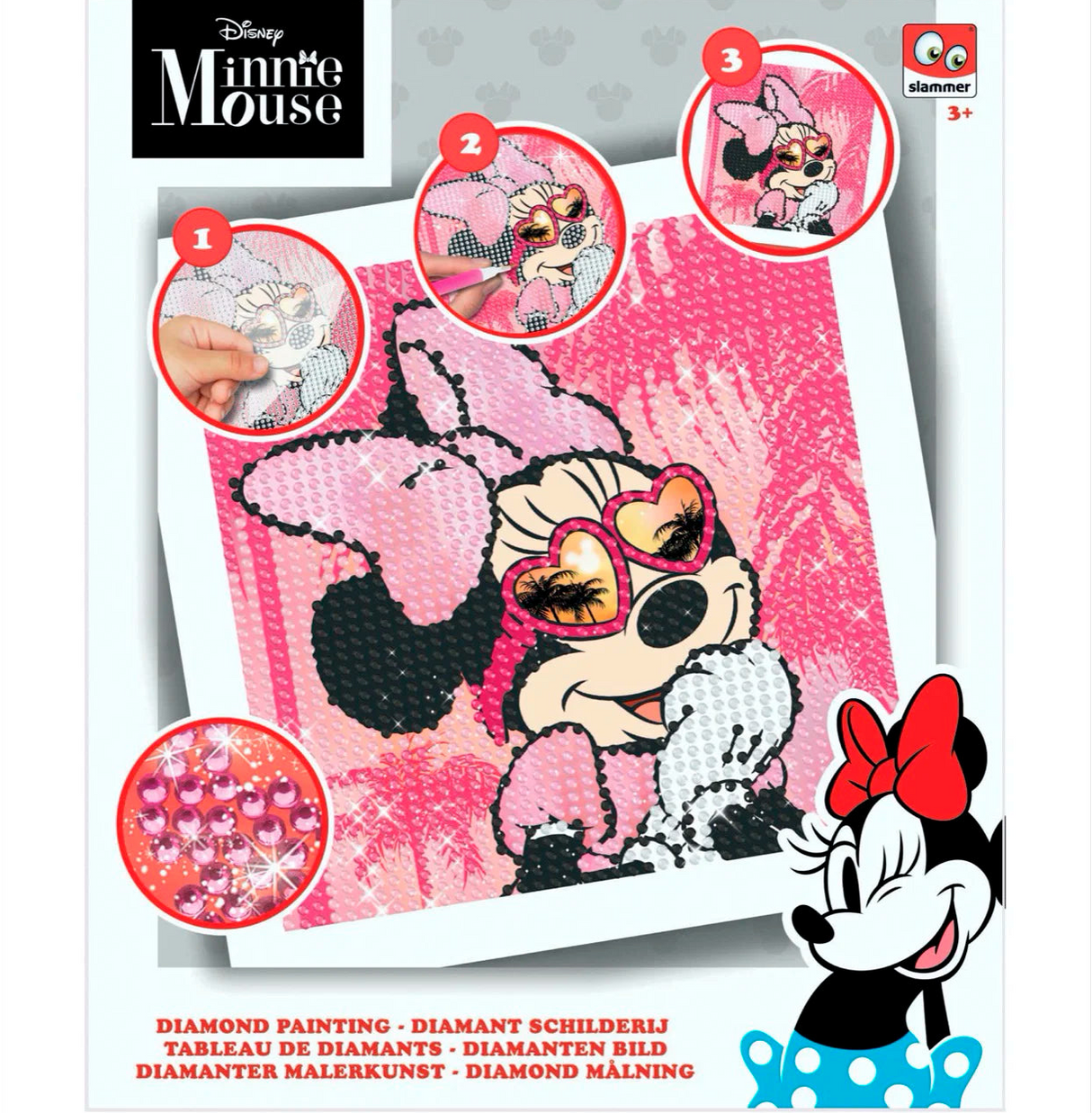 Minni Mus Diamond Painting | Kreativt hobbysett