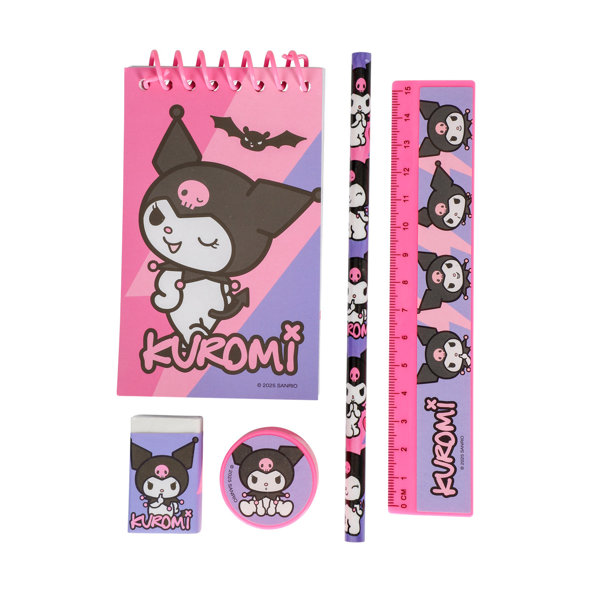 Kuromi Skrivesett 5 Deler