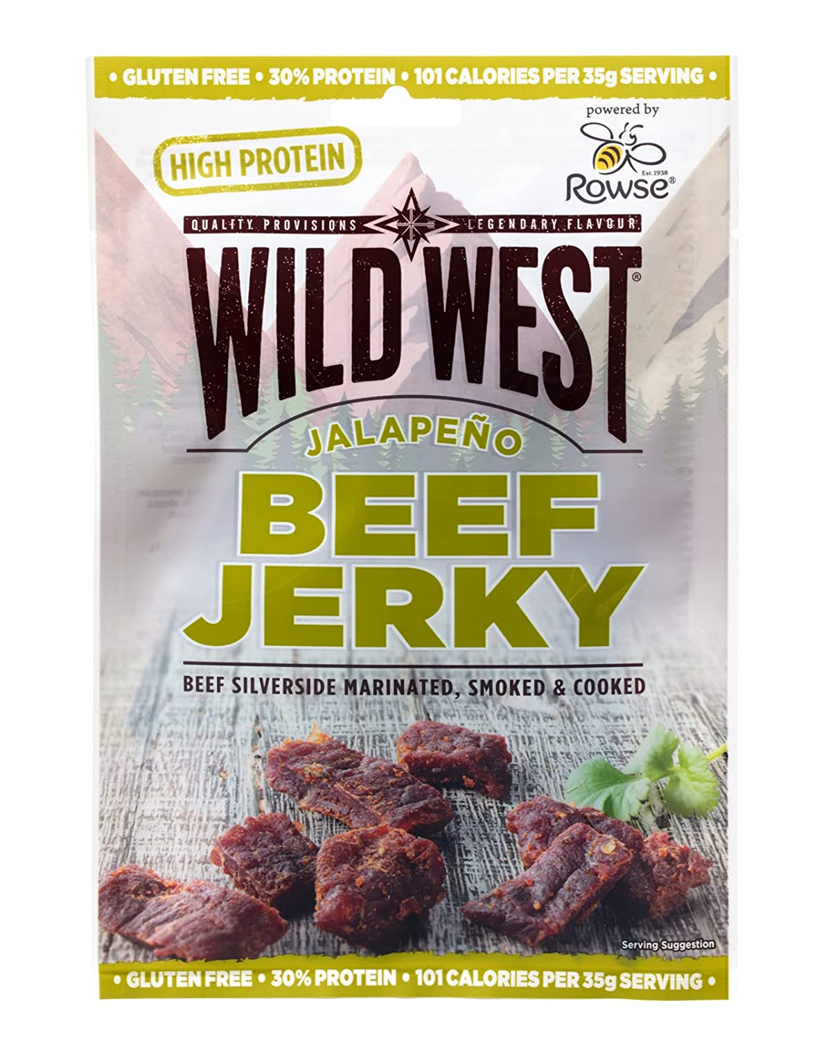 Wild West Beef Jerky Jalapeno 60g