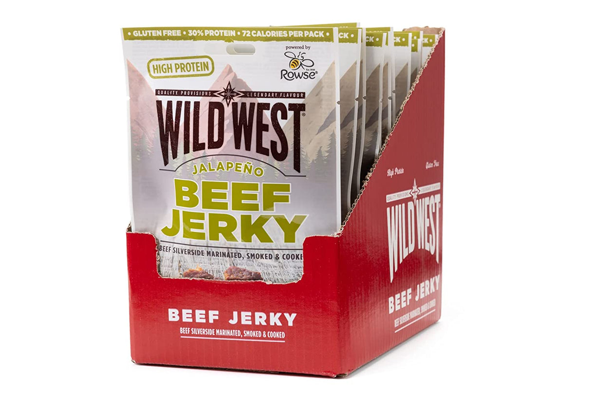 Wild West Beef Jerky Jalapeno 25g