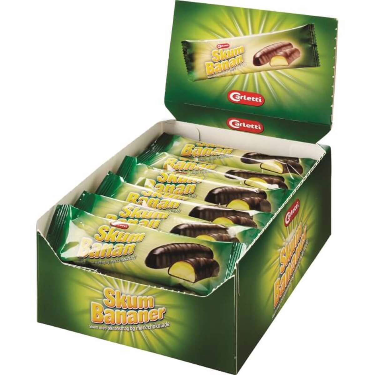 Carletti Skumbananer 24x25g | Storpakk