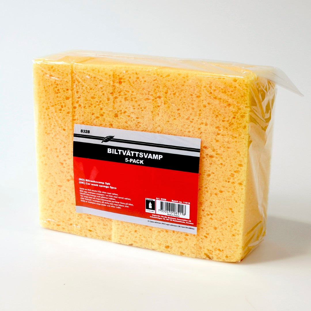 Car sponge w/shampoo 5pk