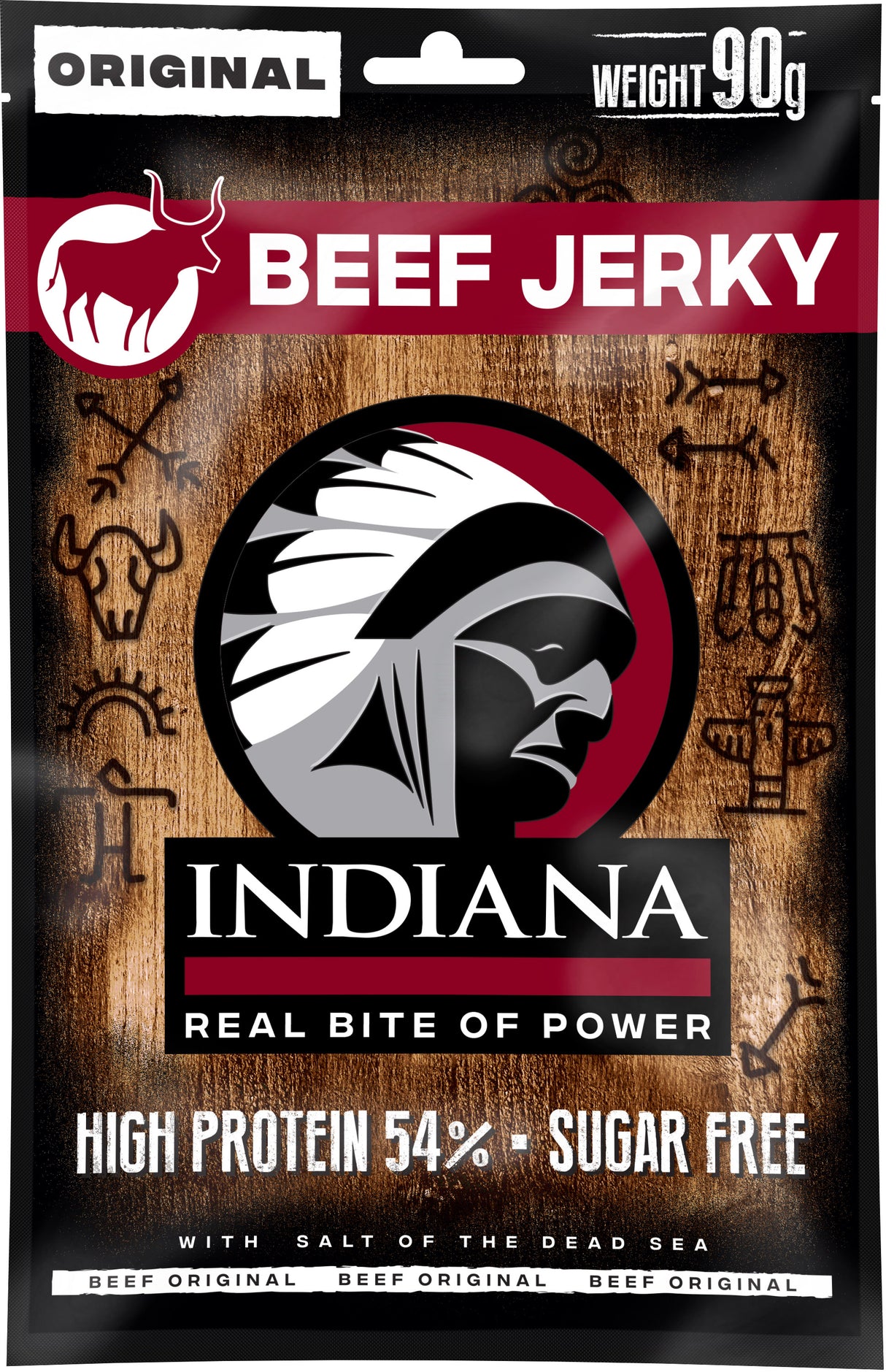 Indiana Beef Jerky Original 90g