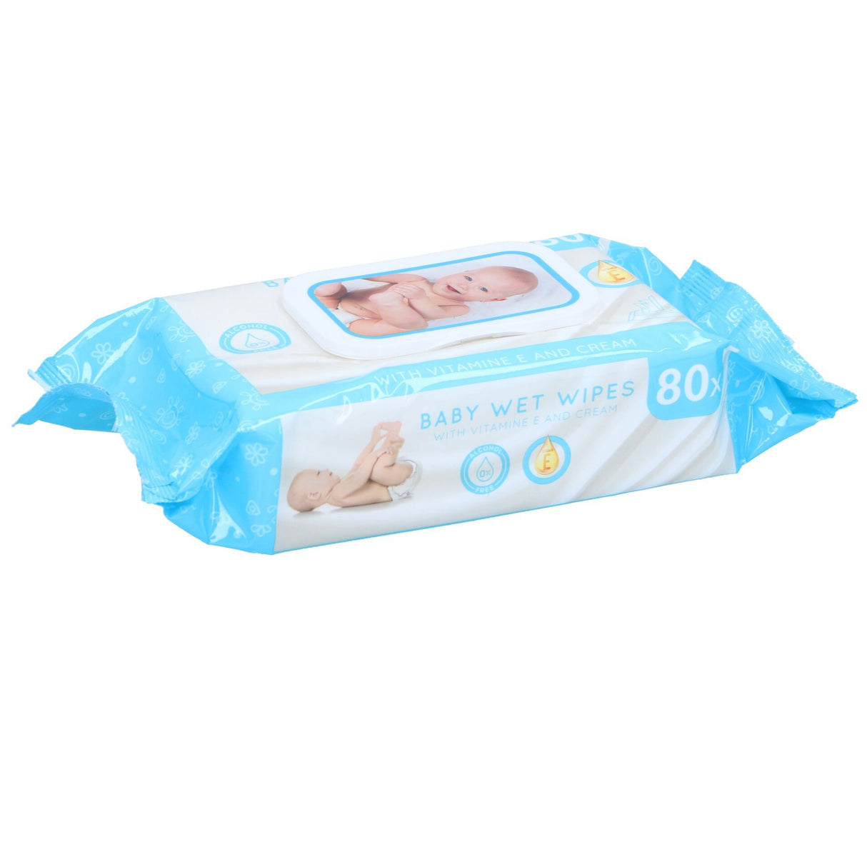 Baby Våtservietter 80 stk | Med Vitamin E