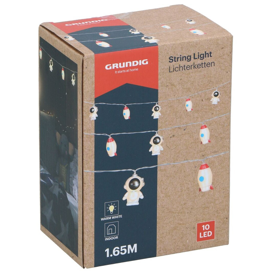 Grundig Lyslenke Verdensrommet 10LED 1.65m