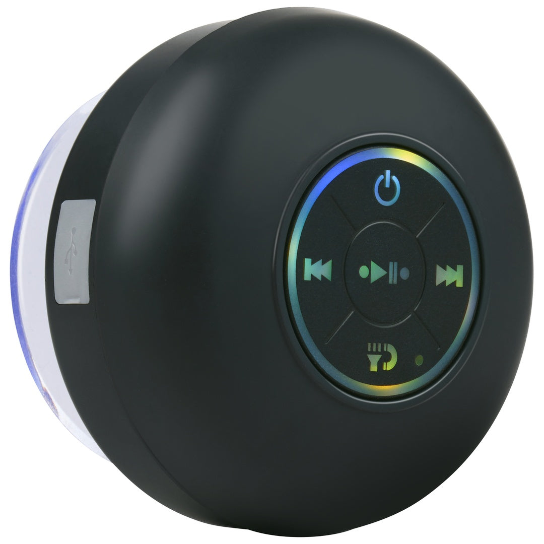 Vanntett Bluetooth Høyttaler m/sugekopp