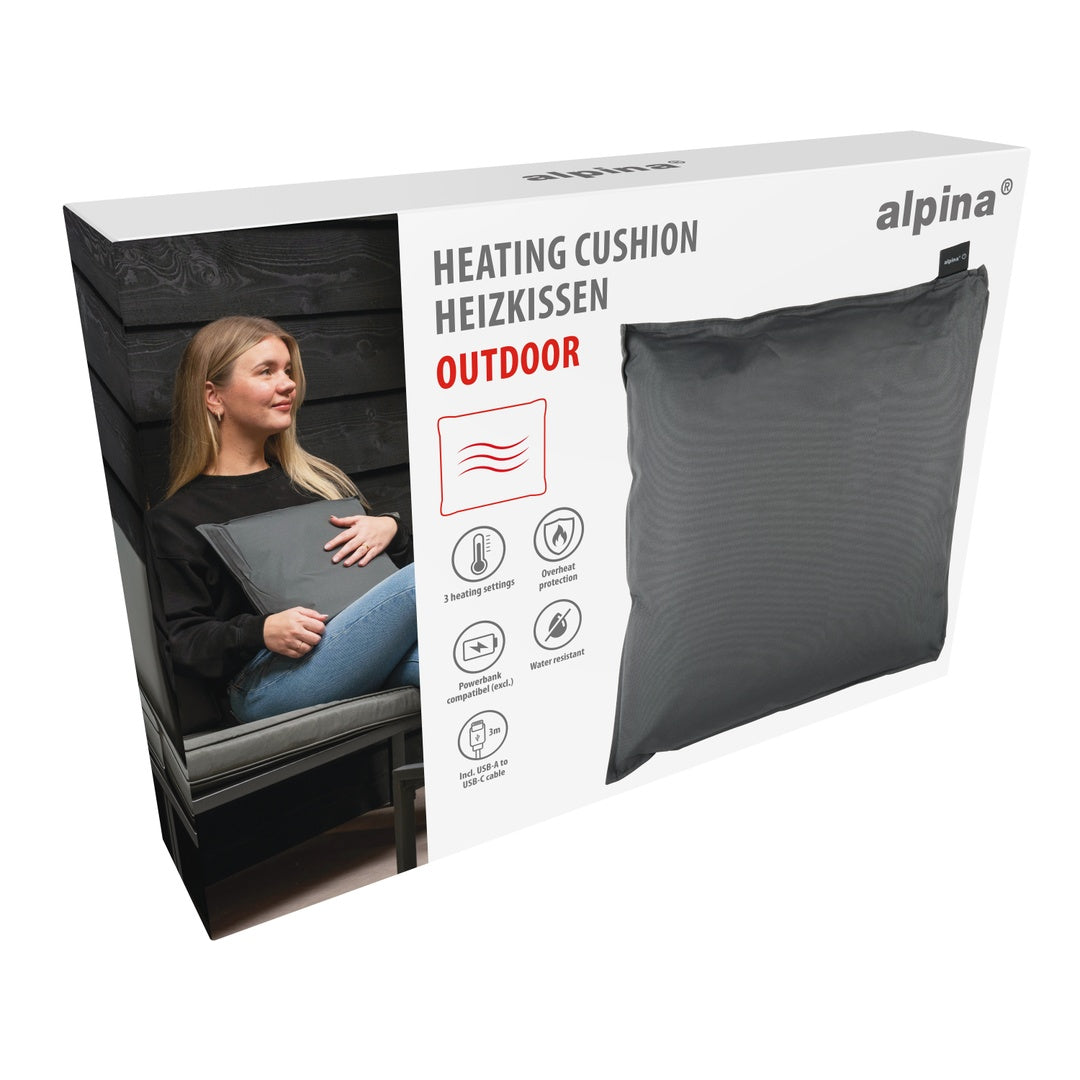 Alpina Varmepute Oppladbar 45x45cm | Flere Farger