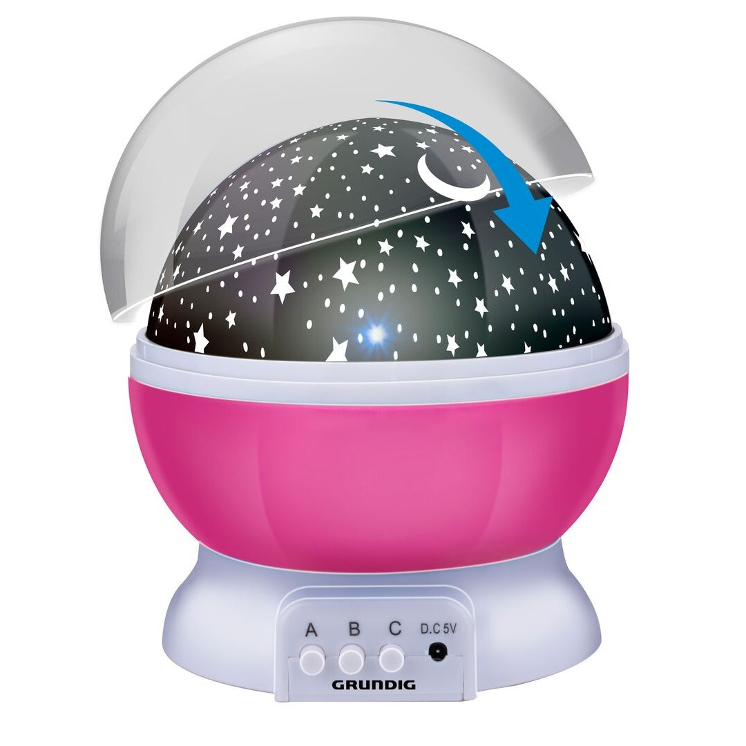 Grundig Star Projector Light | Rosa eller Blå
