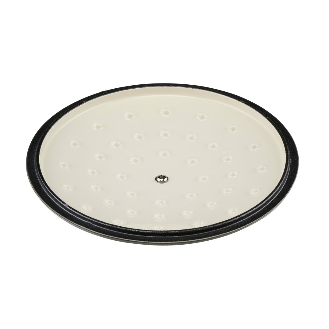 Alpina Gryte Emaljert Støpejern 3.8L 24cm | Med Lokk | Grønn