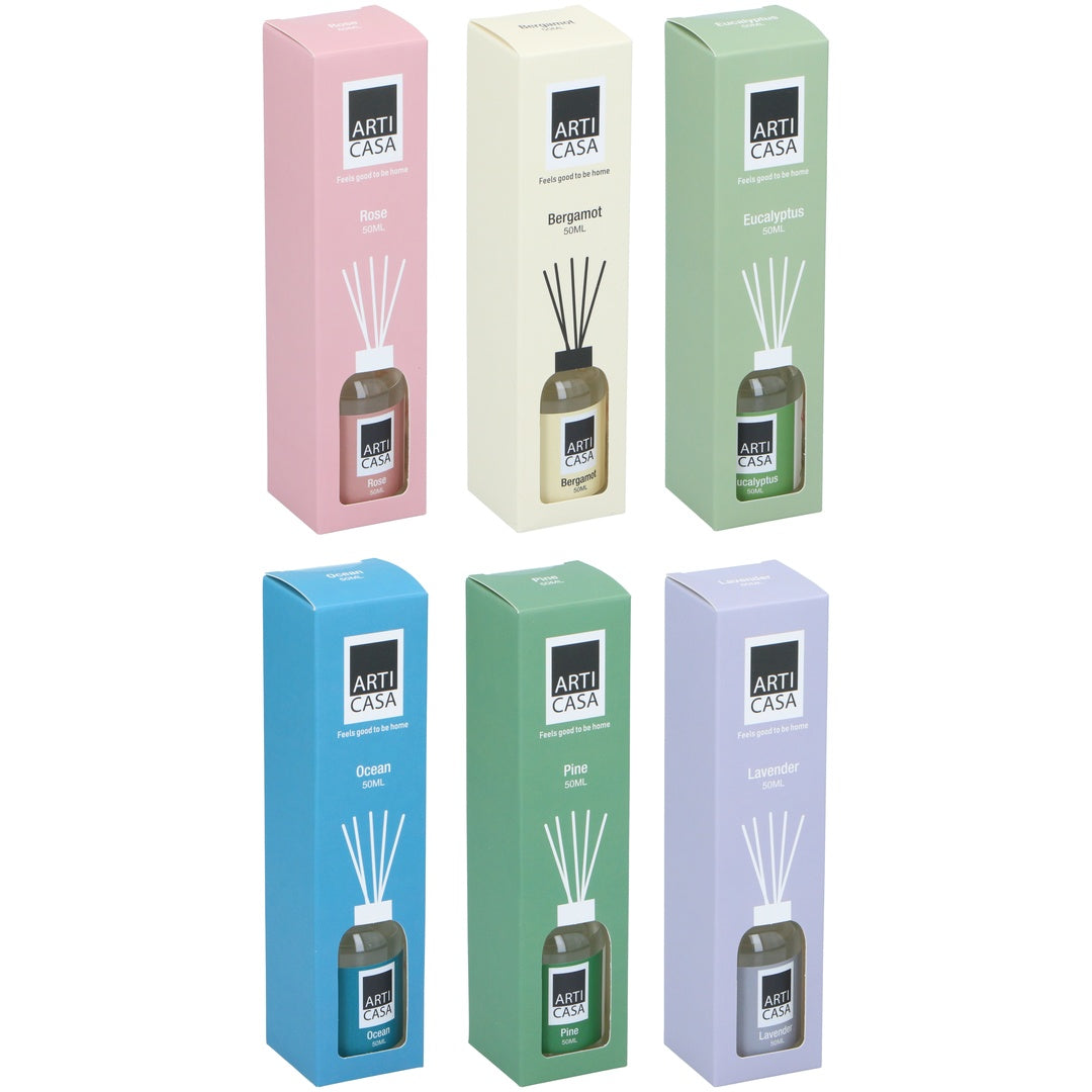 Duftpinner 50ml fra ArtiCasa | 6 dufter