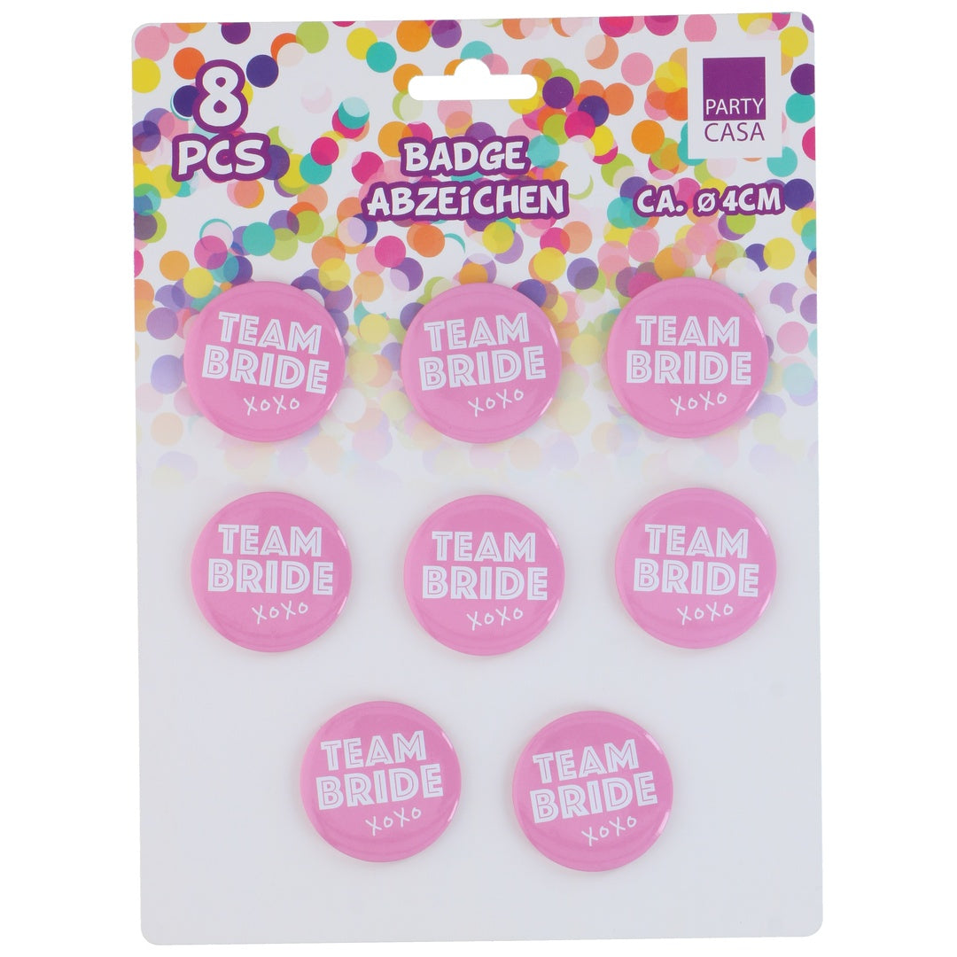 Team Bride Pins | 8 stk