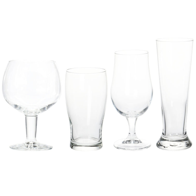 Ølglass 4 ulike - Excellent Houseware