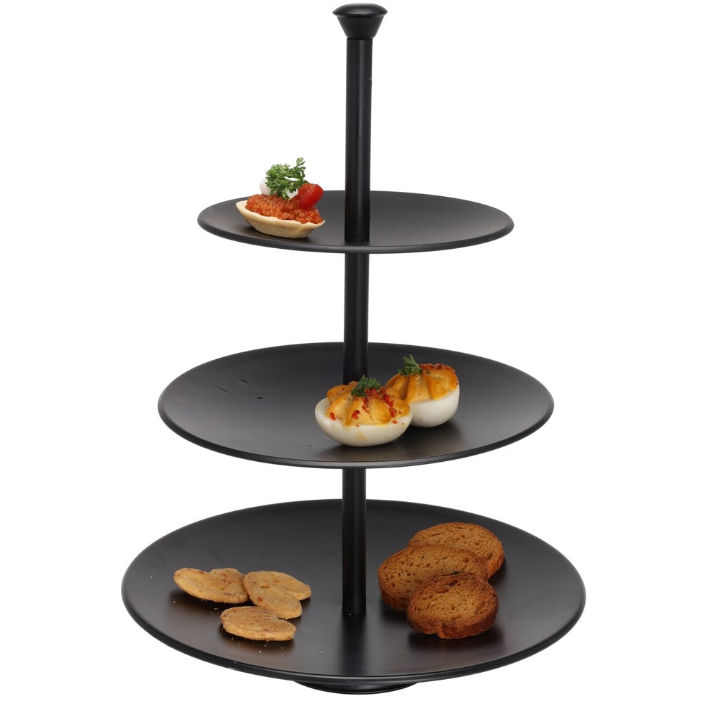 Excellent Houseware | Treetasjes Matstativ i Matt Sort