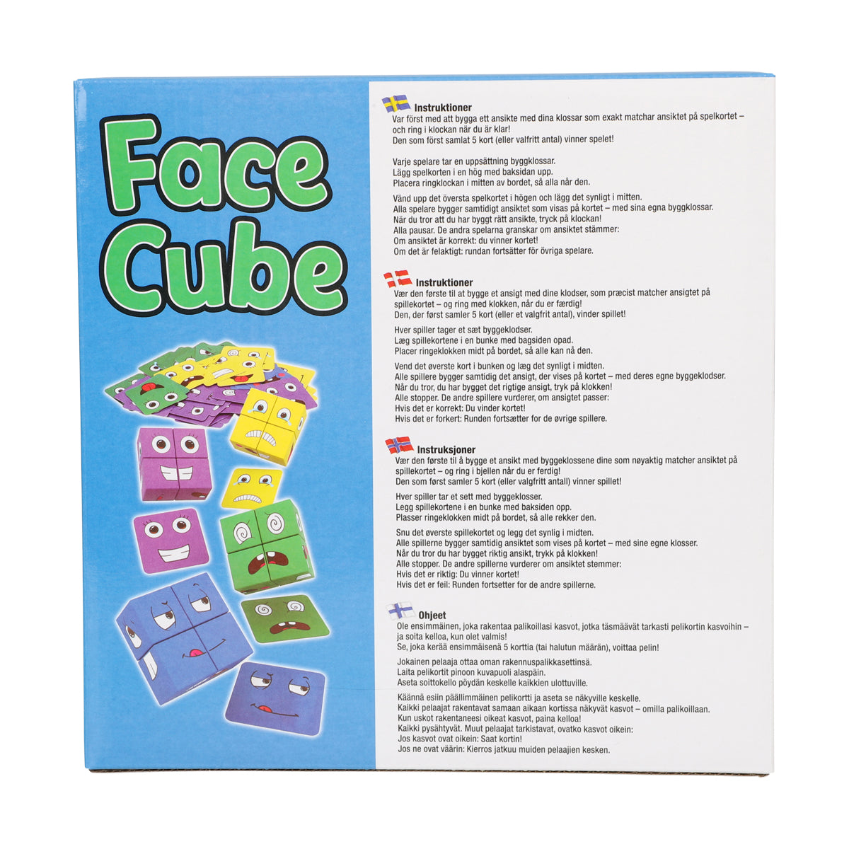Face Cube Barnespill | Hjernetrim og Puslespill