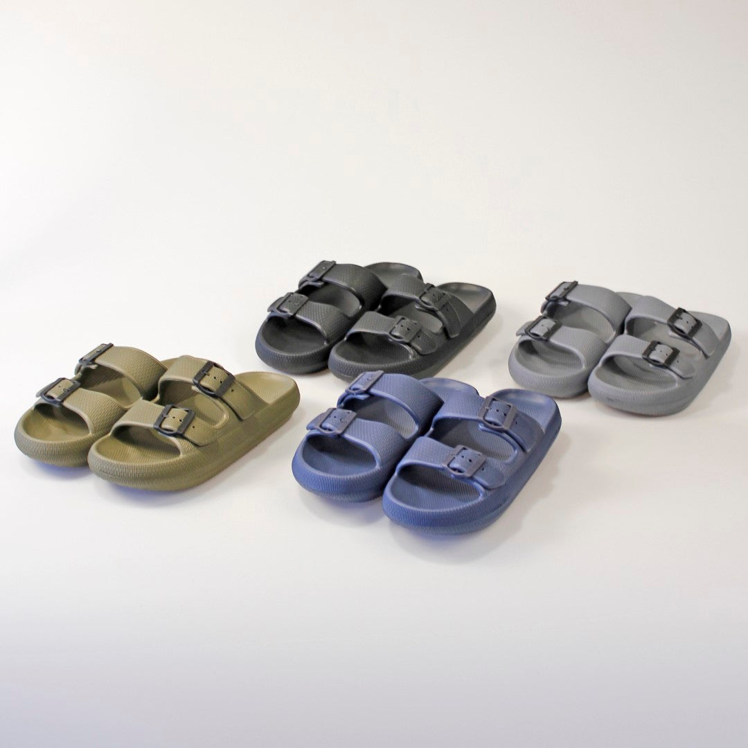 Myke Sandaler Buckle Flops 41-45 | Flere farger