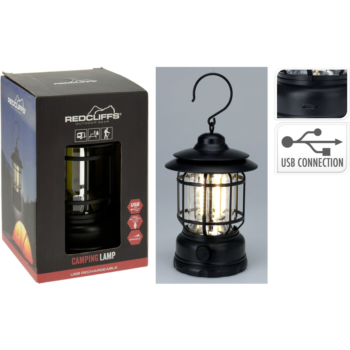 Redcliffs | Oppladbar Campinglampe
