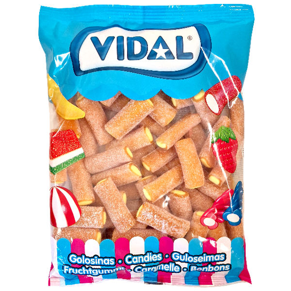 Vidal Sur Mango & Pasjonsfrukt XL Godteri 1kg | Storpakk