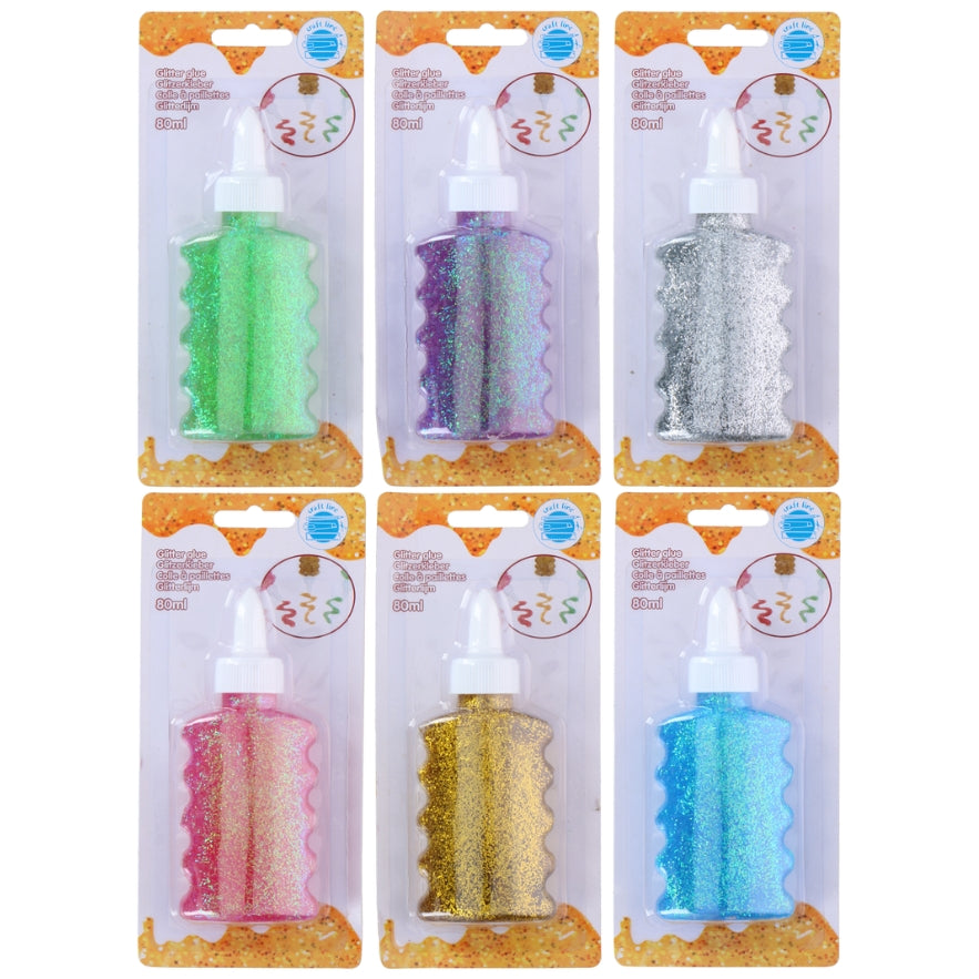 Glitterlim 80ml | Velg mellom 6 farger