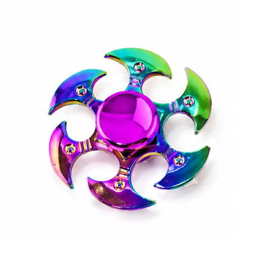 Fidget Spinner Metall Regnbue | 6 Varianter