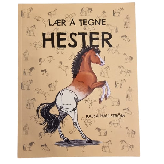 Lær å Tegne Hester | Tegnebok 48 Sider