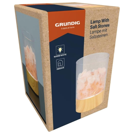 Grundig Saltstein Bordlampe LED | Ø9x14cm
