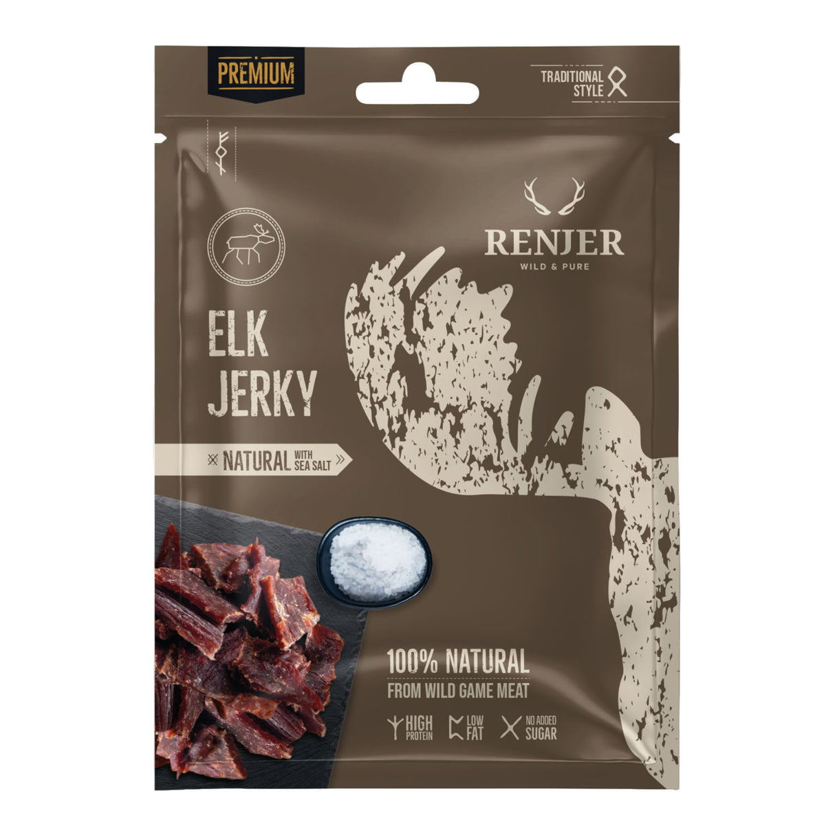 Renjer Jerky 5pk (5x25g) | Ulike Smaker