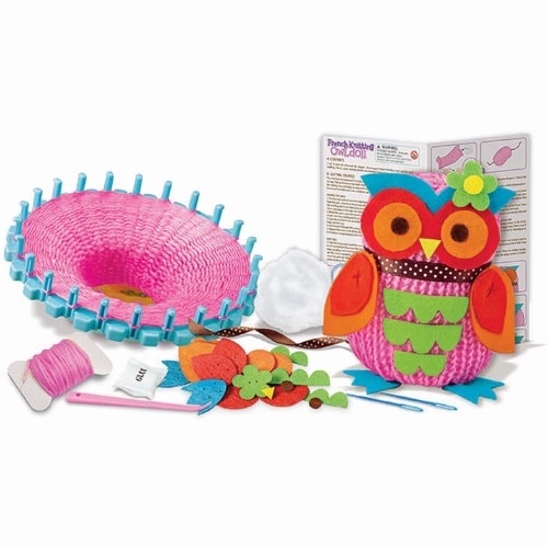 4M Strikkelise Ugle | Lær French Knitting