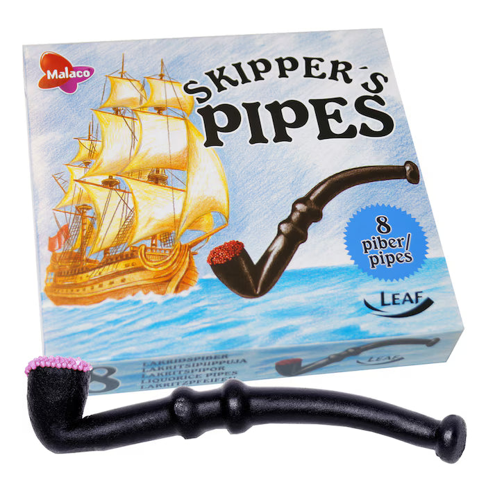 Skipper's Pipes Lakrispiper 8pk 136g