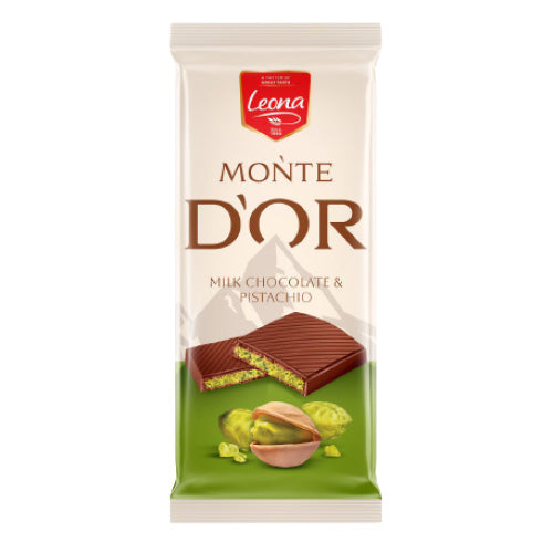 Monte D'or Pistage 90g | Sjokolade med Pistasjkrem