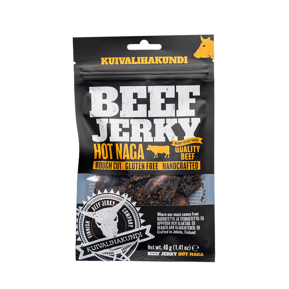 Kuivalihakundi Beef Jerky Hot Naga 120g