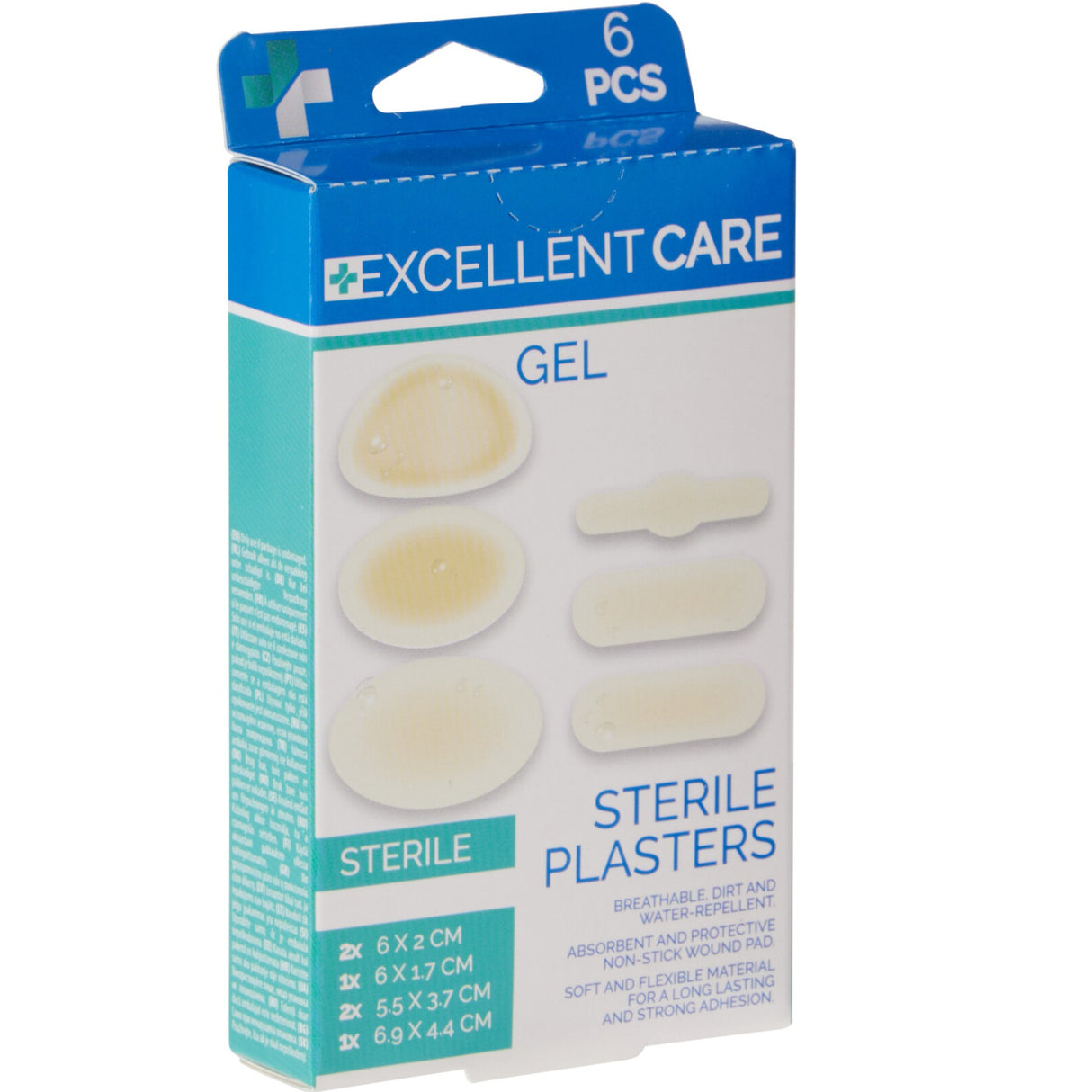 Gnagsårplaster med Gel | 6stk | Excellent Houseware