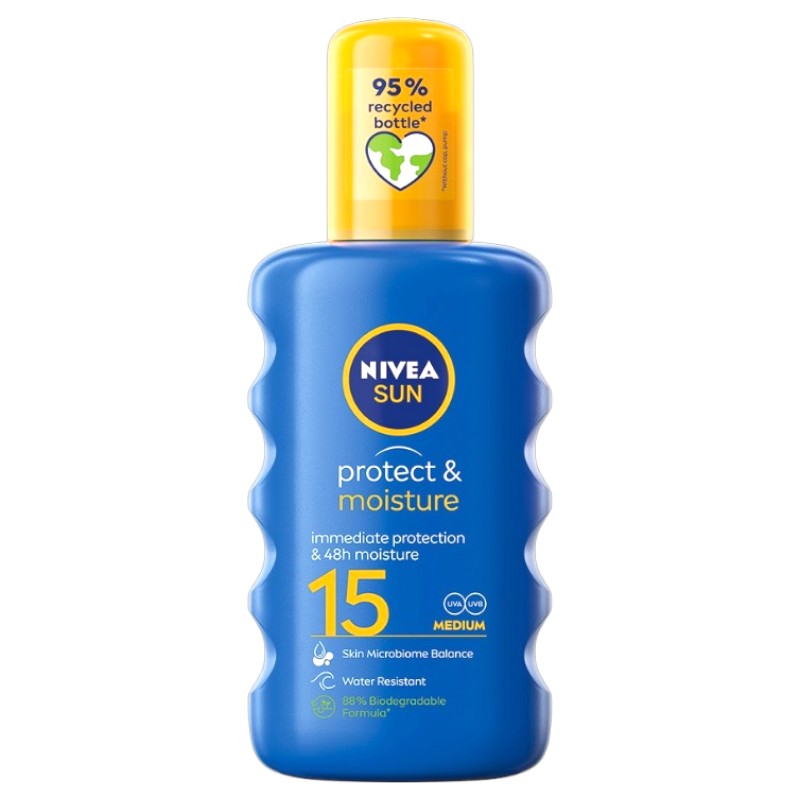 Nivea Protect & Moisture Sun Spray SPF15 200ml