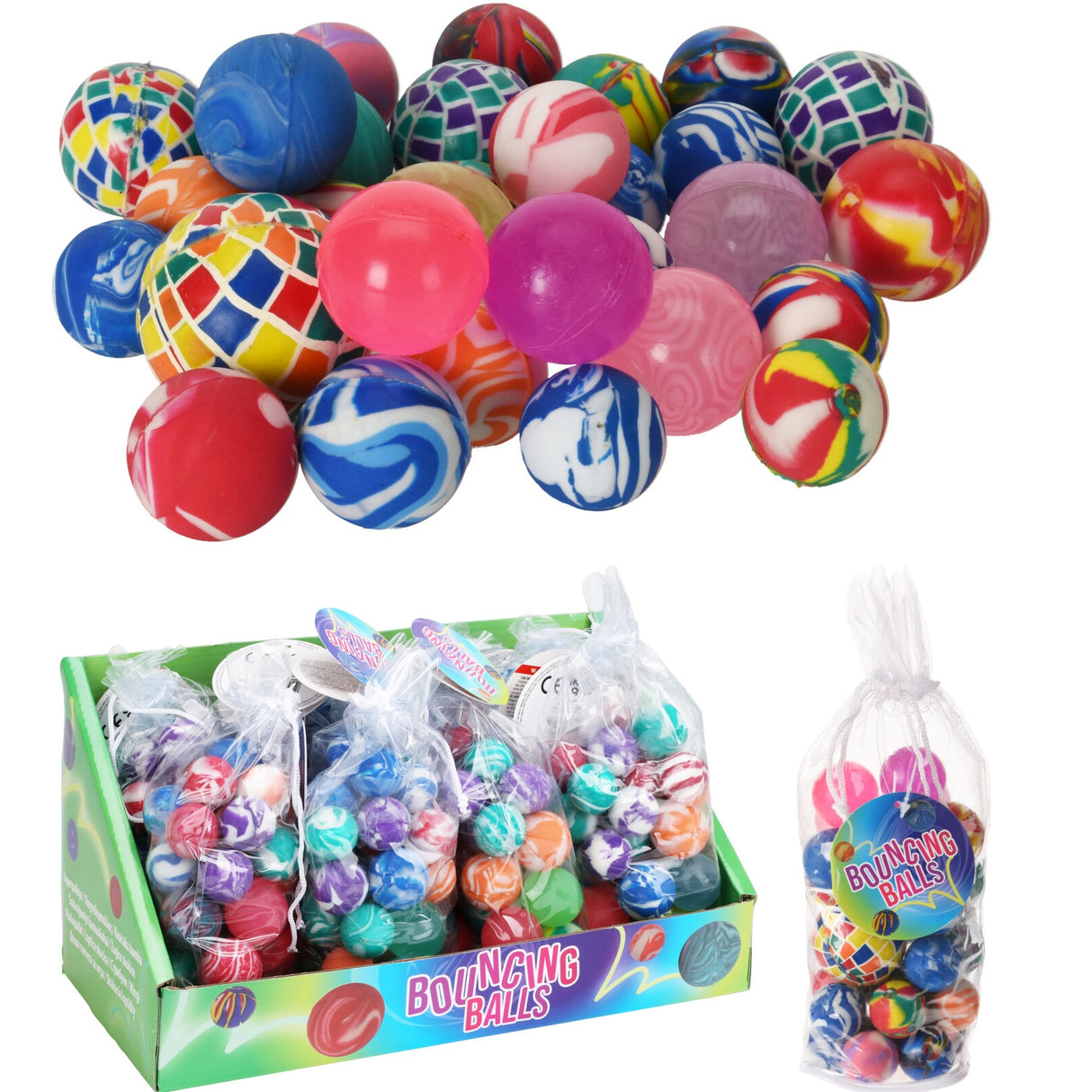 Bouncing Ball Set | Sett med 30 Sprettballer