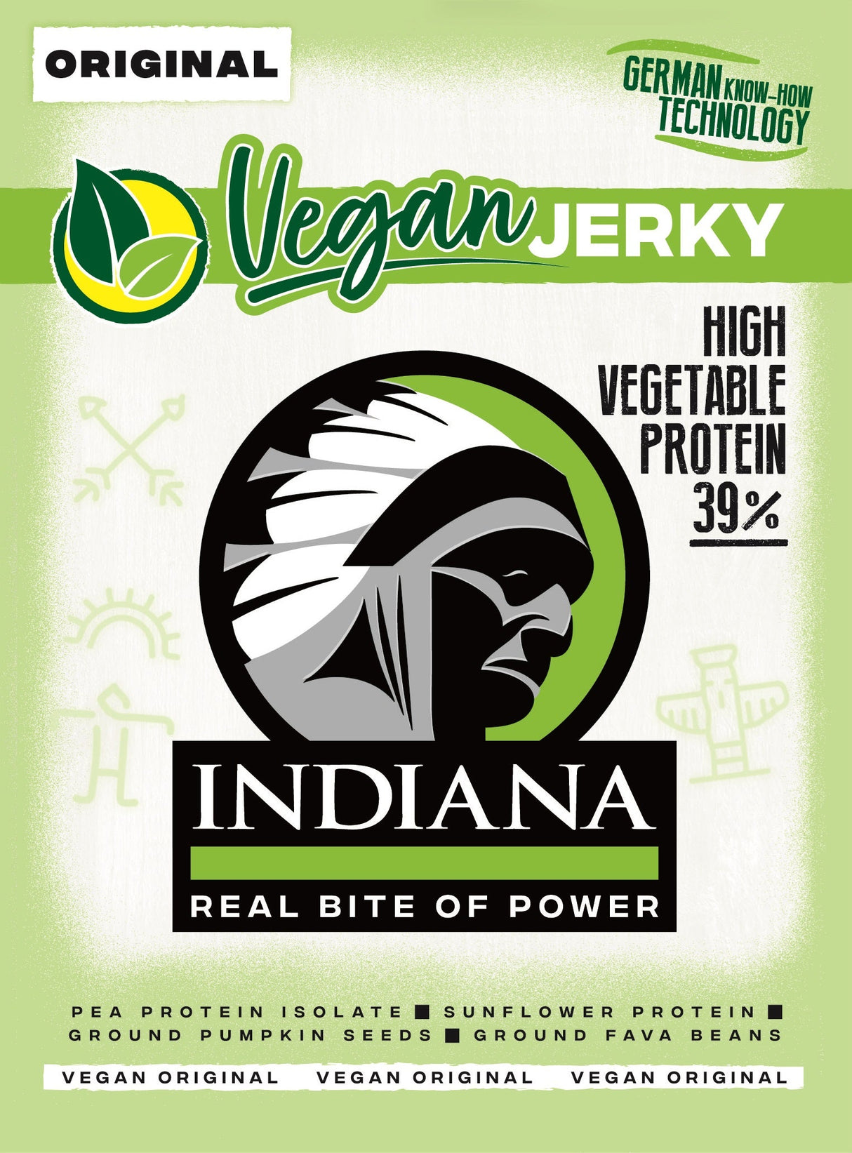 Indiana Vegansk Jerky Original 25g