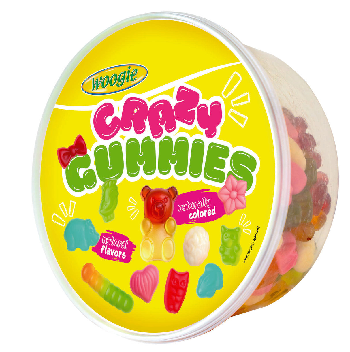 Crazy Gummies fruit 1kg Storpakk